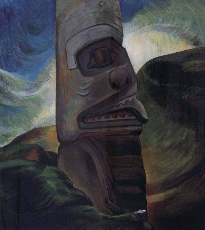 A Skidegate Pole, Emily Carr